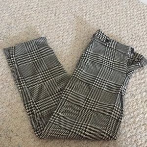 Gingham formal pants